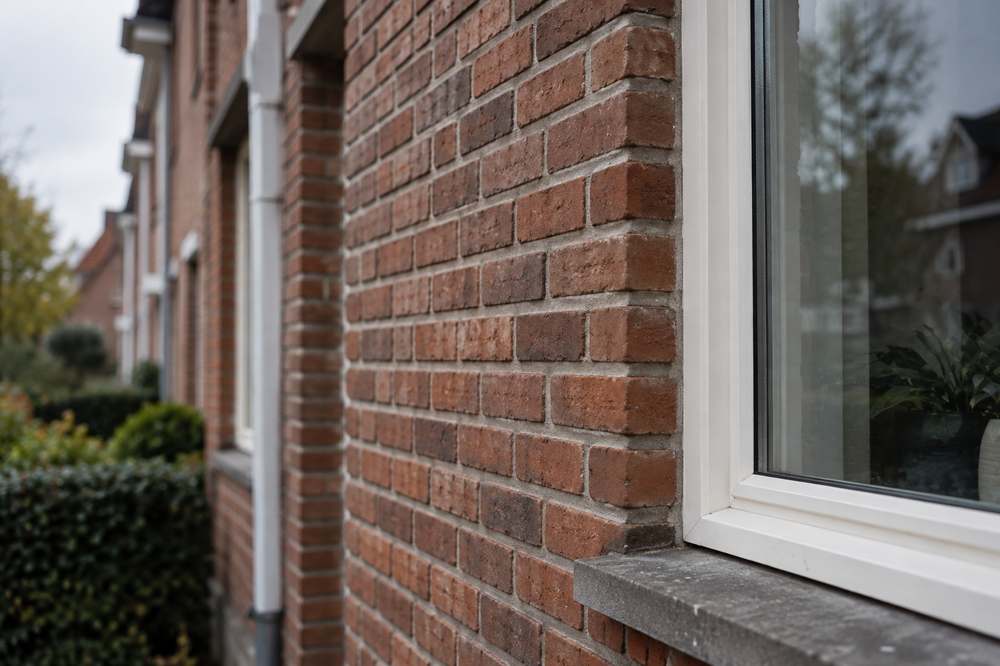 Nederlandse woning van baksteen